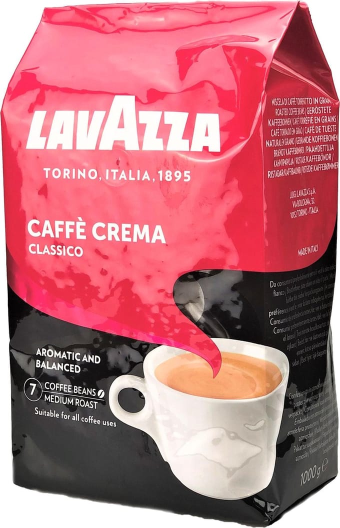 Lavazza - CaffÃ¨ Crema Classico Bonen - 6x 1kg