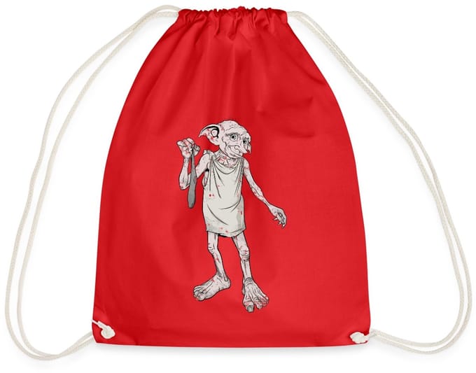 Spreadshirt Harry Potter Dobbys Cadeau Gymtas
