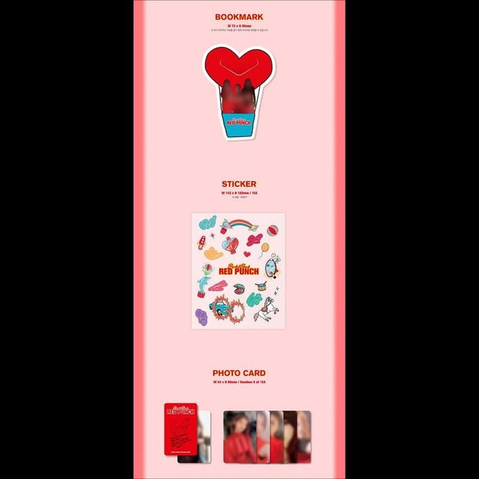 ROCKET PUNCH 2e Mini Album [RED PUNCH] No poster blue