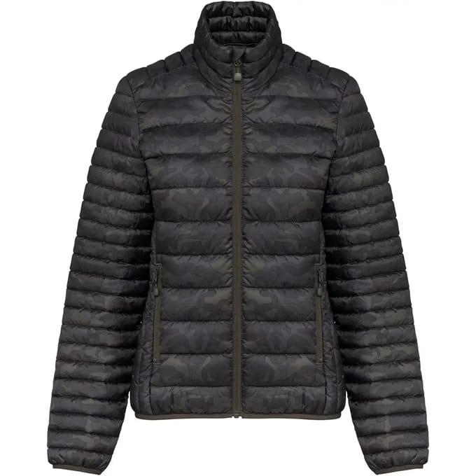 Kariban Ladies' lightweight padded jacket K6121 - Jungle Camo - S