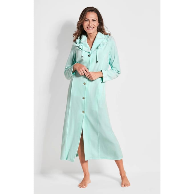 Nicky huismantel - mintgroen - Gr. 44 van Goldner Fashion