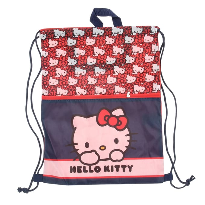 Hello Kitty Gymtas met rits - Zwemtas - 40 cm - Meerkleurig - Voor Kinderen