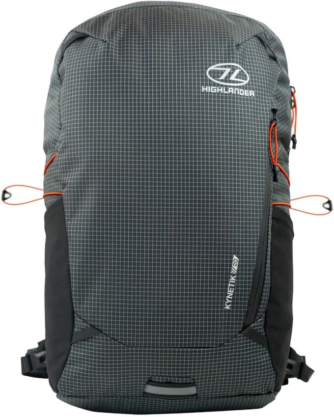 Highlander rugzak allround Kynetik 20 liter - Zwart