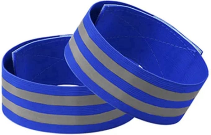 Scoby - Reflecterende Armband - Hardloopband - Running Band - 1 Paar - Blauw