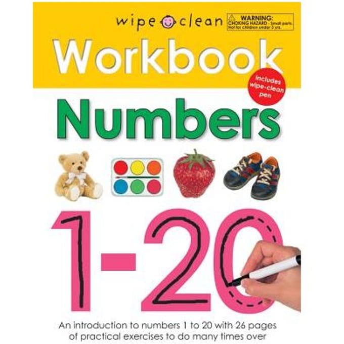Wipe Clean Workbook Numbers 120 - ROGER PRIDDY
