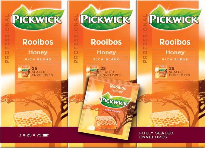 Pickwick - Professional Rooibos Honing - 3x 25 zakjes