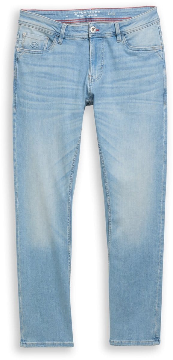 Tom Tailor - TTCURT TAPERED jeans met superstretch - Maat 31/32 - Light Stone Blue Denim
