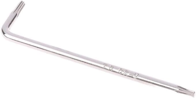 Torx Schroevendraaier - Beveiligingsbit - Machineonderhoud - Zeskantige lip - 1 stuk - Zilver