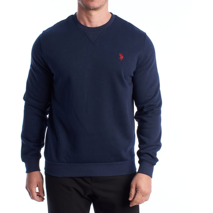 Herren-Fleece-Sweatshirt mit Rundhalsausschnitt US42187035
