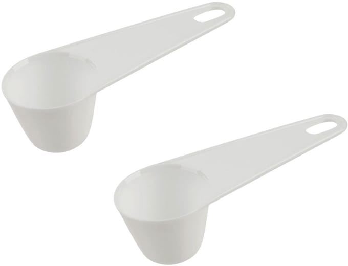 Set van 2 plastic theelepels Fackelmann