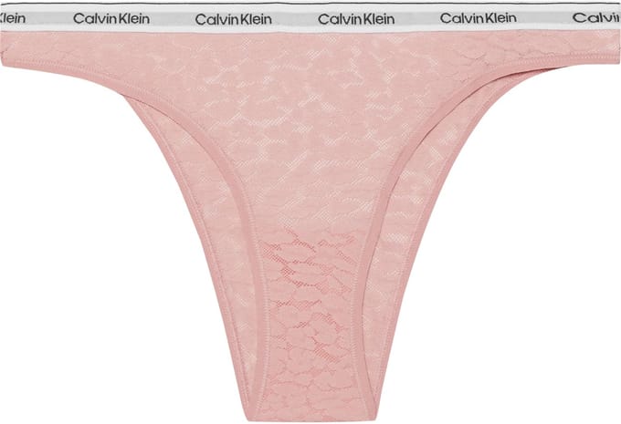 Calvin Klein dames Brazilian - Brazilian slip - lichtroze