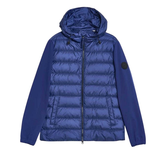 Gant Heren softshelljas met vulling, reguliere pasvorm (Marine)