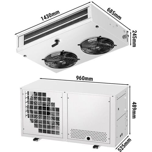 GGM Gastro Split-Tiefkühlaggregat - für max. 15m³ - Schutzart IP 51