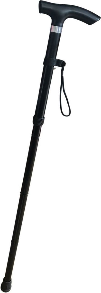 DID Wandelstok - loopstok opvouwbaar - aluminium - tot 92 cm