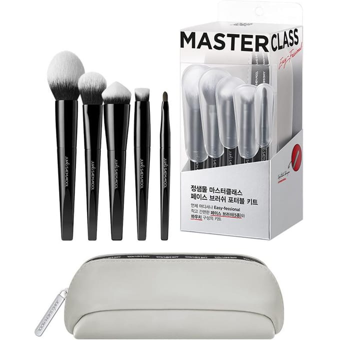 JUNG SAEM MOOL - Masterclass Face Brush Portable Kit 6 pcs