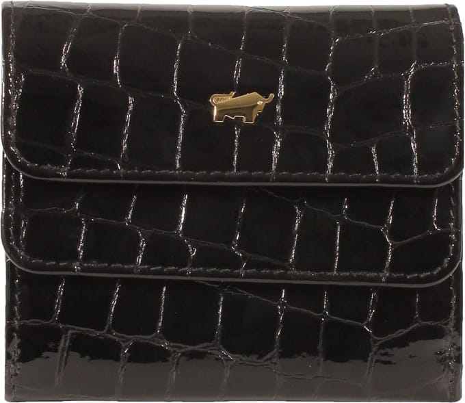 Braun Buffel Verona Portemonnee Dames - Ritsportemonnee - Leer - Zwart