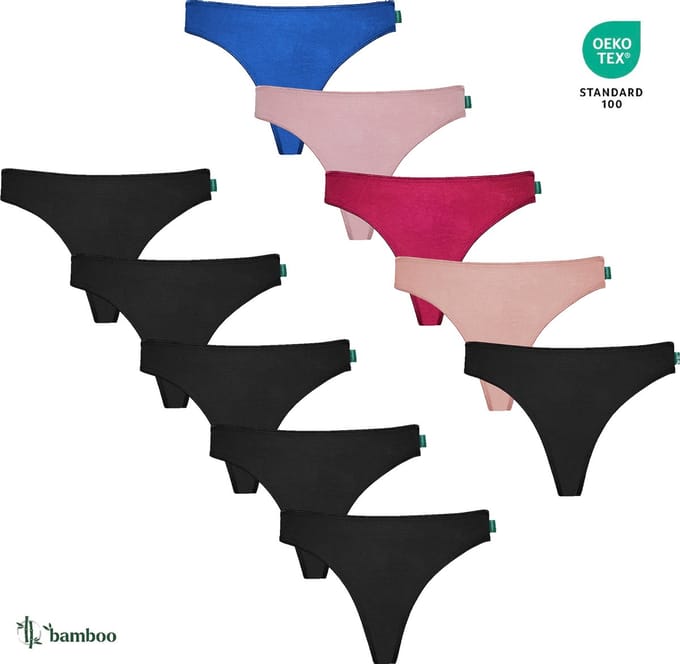 GAUBERT Bamboe String Slips | 10 stuks | Design 0707