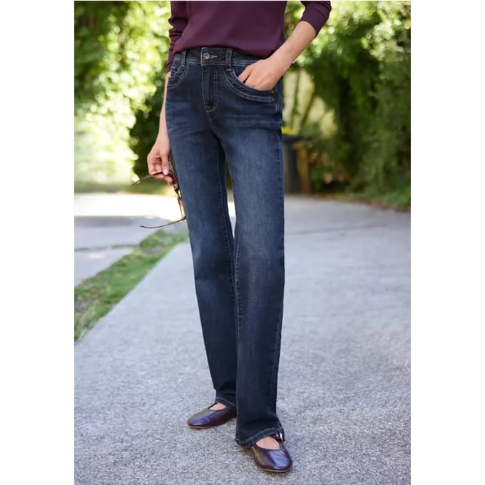 Bootcut-jeans met Mid Waist-taille in Slim Fit