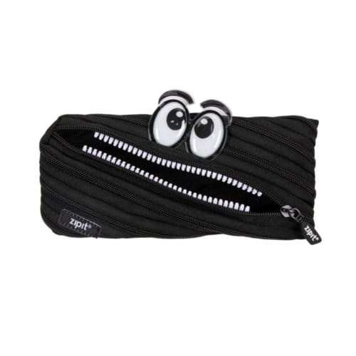 Zipit monster etui, formaat 22 x 10 cm., kleur zwart