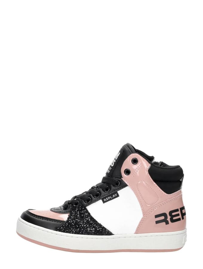 Replay Cobra 1 Hoge sneakers - Meisjes - Roze - Maat 37