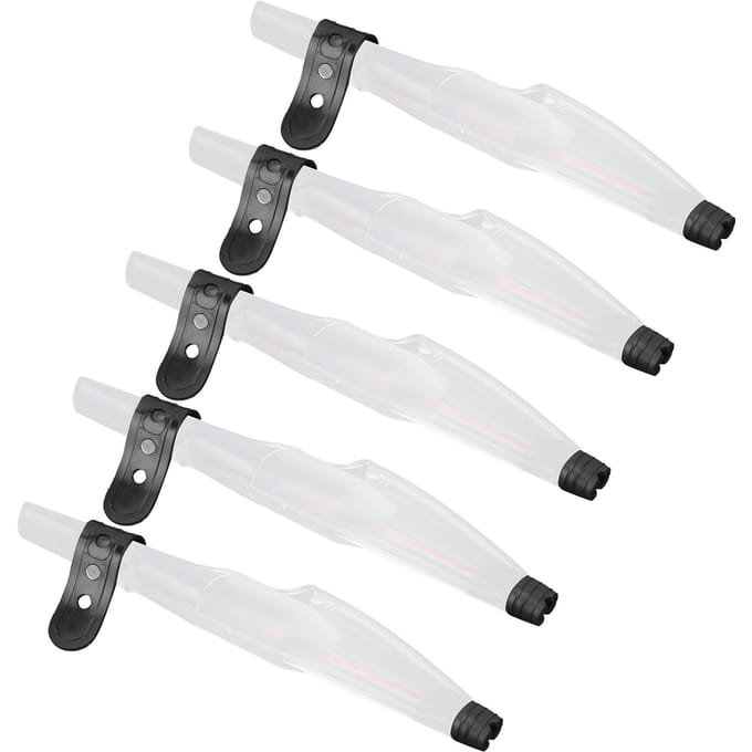 5 stuks plastic telescopische hengeltopbeschermers voor het vissen op zee 4# white