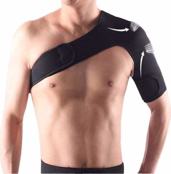 Schouderbrace - Verstelbare Schouderbrace - Schouder Ondersteuning - Sporten - One Size - Links