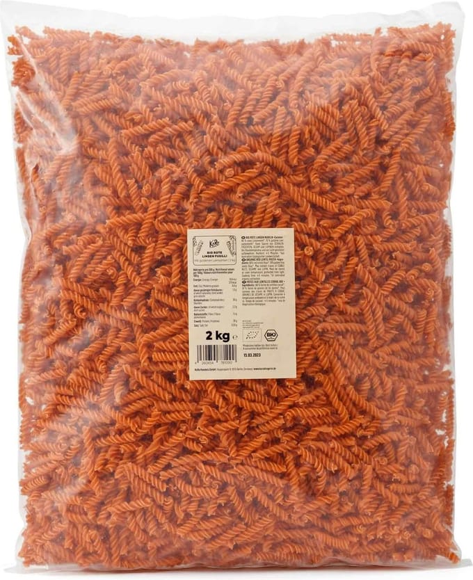 KoRo | Bio rode-linzenfusilli 2 kg