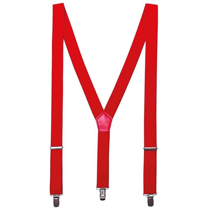 Premier Clip-On broekbeugels (Rood)