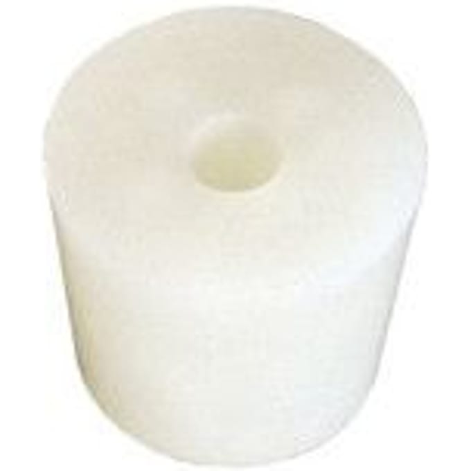 Siliconen stop - 41/49 mm - met 9 mm gat