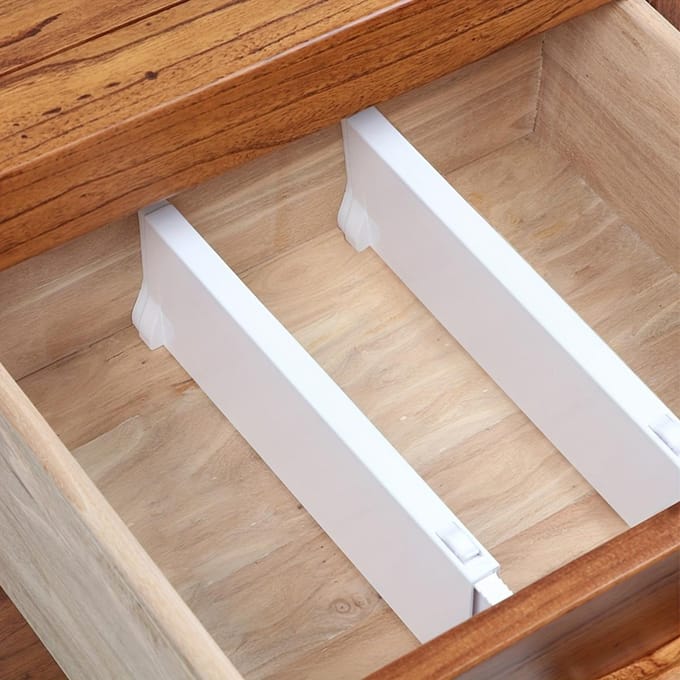 Witte ABS Telescopische Lade Organizer, Bureau Opbergverdeler, 1 stuks Solide Ladeverdeler