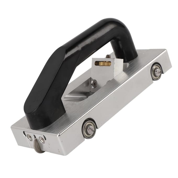 U-type mes wielen groover aluminiumlegering handmatige vloergroover vloergroeven sleuven trekhand black