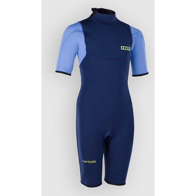 Ion Capture 2/2 Shorty Ss Back Zip Kids Wetsuit blauw
