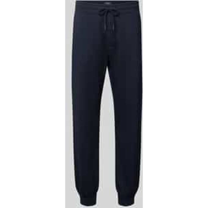 straight fit joggingbroek van katoenmix