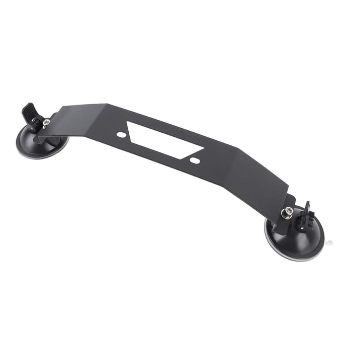 Zuignap Montagekit voor Mini Schotelantenne Aluminiumlegering Basisbeugel voor Auto Camper Boot gray
