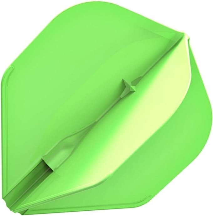L-Style Champagne Flight EZ L1 Standard Neon Green - Dart Flights