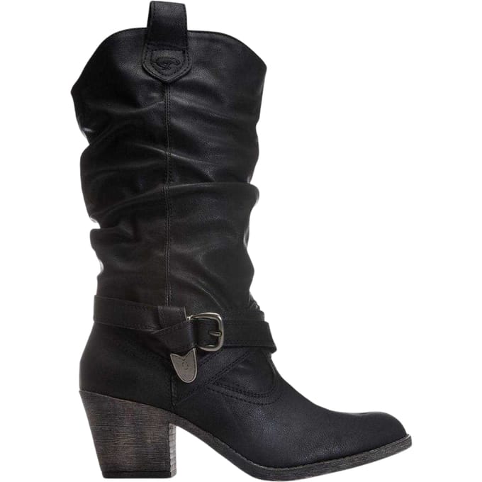 Rocket Dog Dames Sidestep Lewis Enkelboots (Zwart)