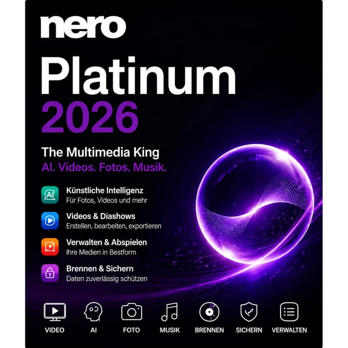 Nero Platinum Suite 2026 onbeperkte duur