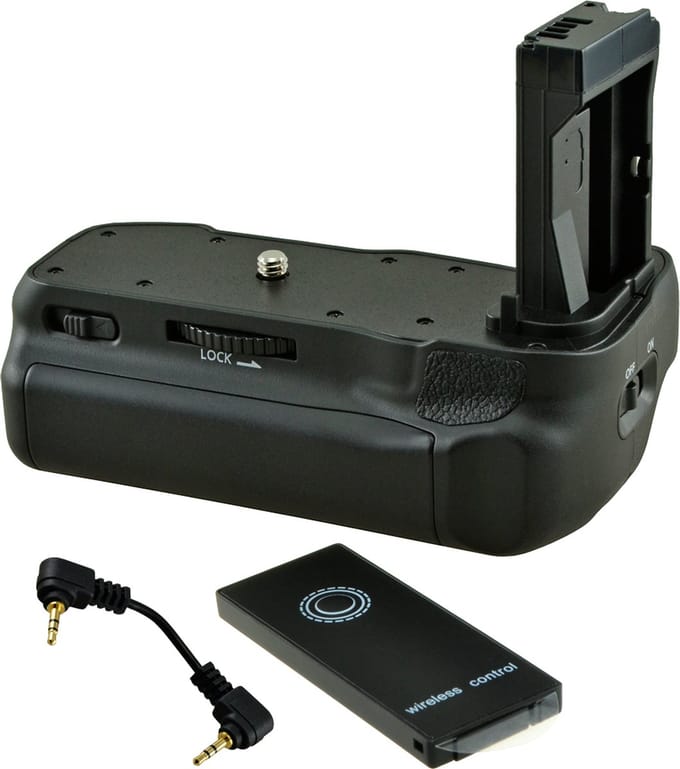Jupio Batterygrip for Canon EOS 800D + Cable