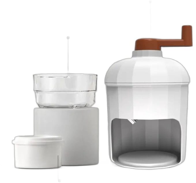 Handmatige ijsvergruizer – Slush machine, crushed ice maker, met ijsvorm, BPA-vrij
