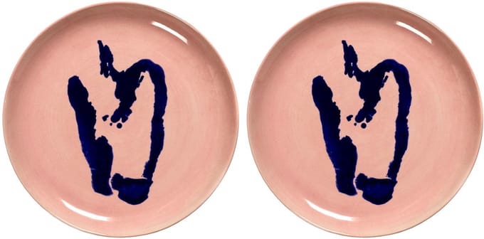 Serax - Ottolenghi Feast - Bord M - Roze/Blauw - 22 Ø - 2 stuks