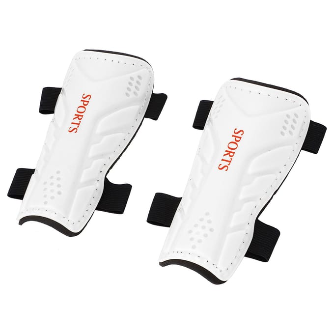 Voetbal Scheenbeschermers Bescherming Sport Voetbal Beschermende Beenbeschermer Trainingspads voor Kinderen wit