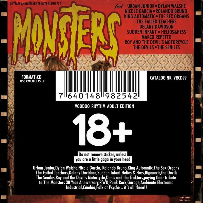 Various Artists - Tribute Album For The Monsters: Burn In Hell (CD)