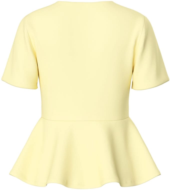 PIECES - PCALISA SS PEPLUM TOP JRS NOOS BC - Meisjes - Blouses