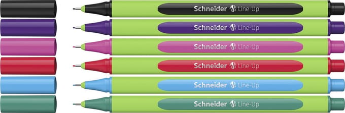 Schneider fineliner - Line-Up - lijnbreedte 0,4mm - 5+1 gratis - S-191086