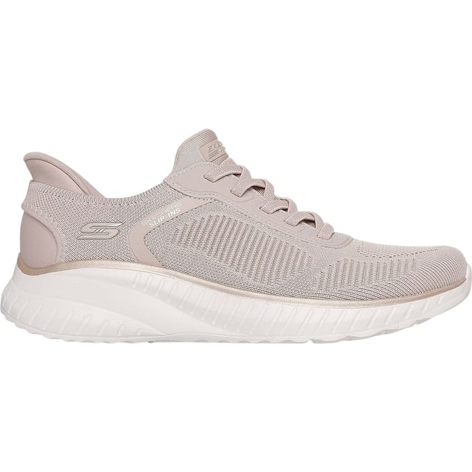 Skechers BOBS Sport Squad Chaos Textiel Dames Natuur/Gouden Standaard Sneakers