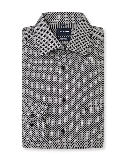 OLYMP Luxor Overhemd, Modern Fit, New Kent, Zwart