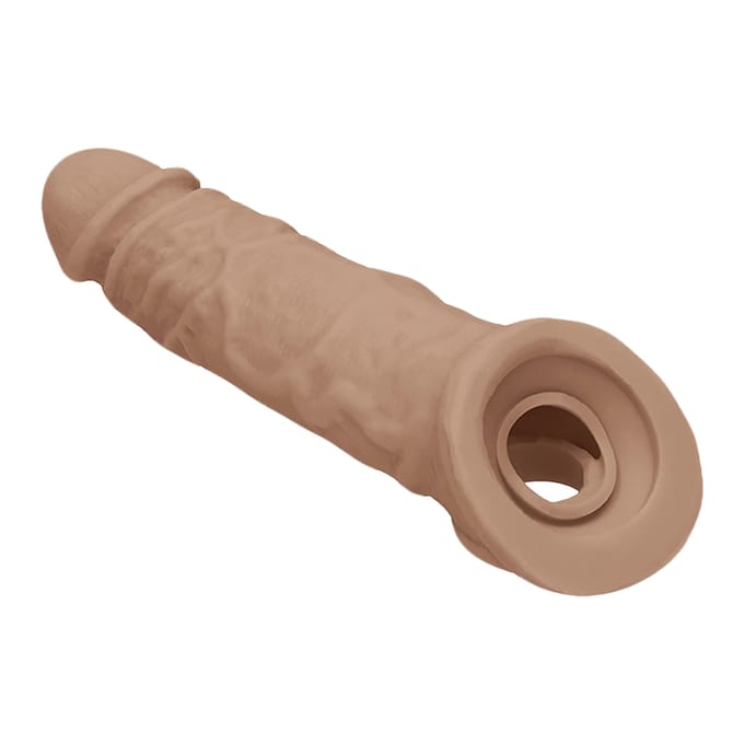 Penis Extender Sleeve Bruin - 21 cm