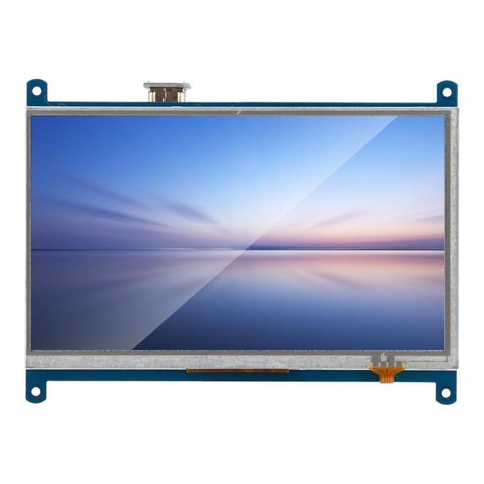 Écran tactile résistif LCD 7 pouces avec interface GPIO compatible avec Raspberry Pi 800 x 480