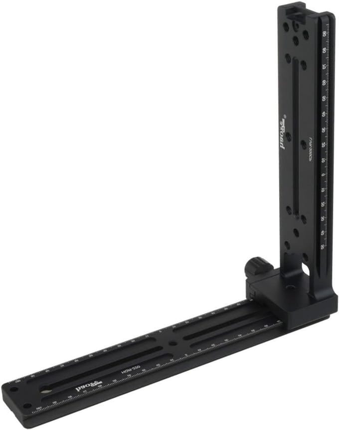 Camera Support Bracket voor Lens, DIY Vertical Rail Quick Release Plate en L Plate Set 02 voor Stabiliteit en Flexibiliteit