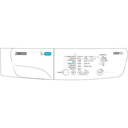 AEG controlepaneel, greeplijst, Zanussi 140142906019